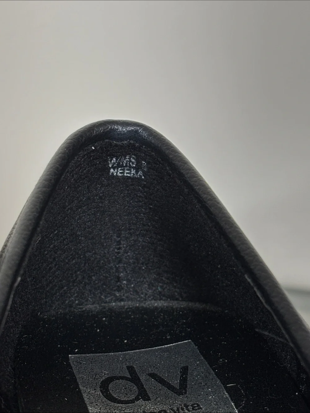 Dolce Vita Classic Black Chunky Heel Loafer Women’s Neeka Size 8 Work Office